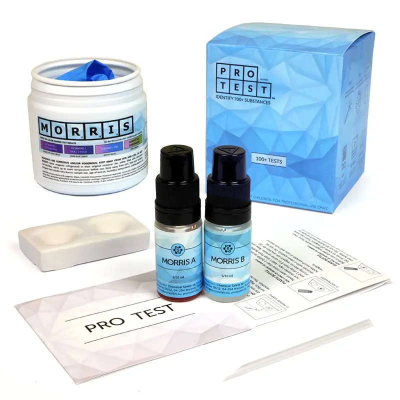 Morris Reagent Morris reagent with ceramic spotting plate, gloves, instructions and jar