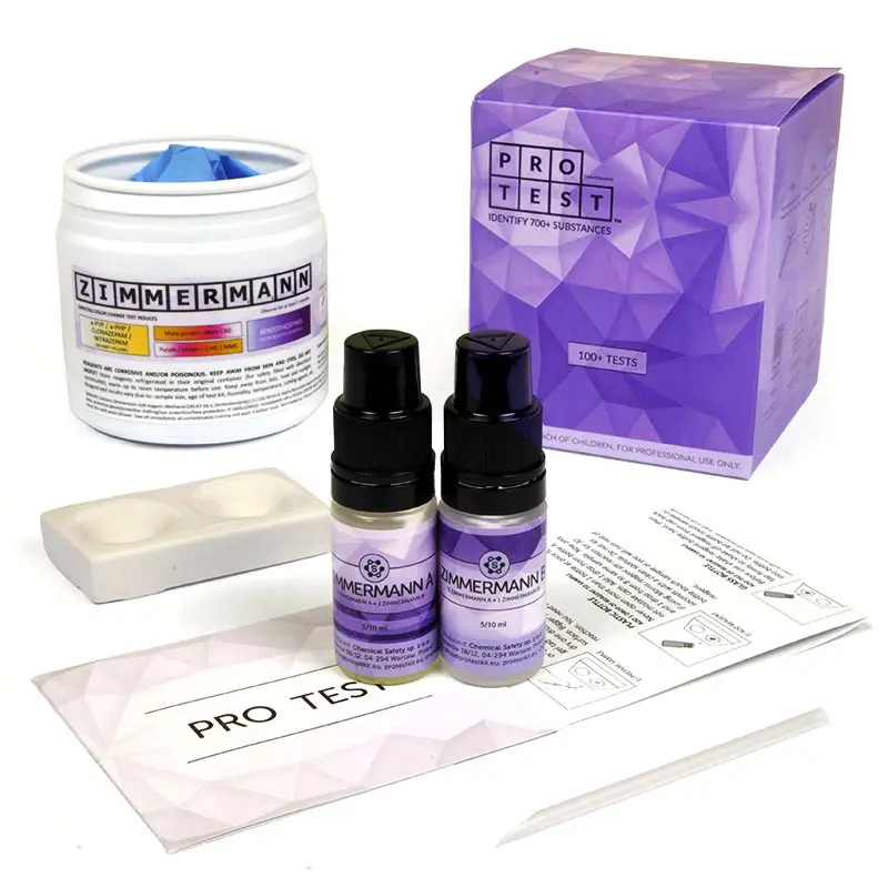 Zimmermann reagent test Zimmermannn Reagent Test Kit with all recommended accessories