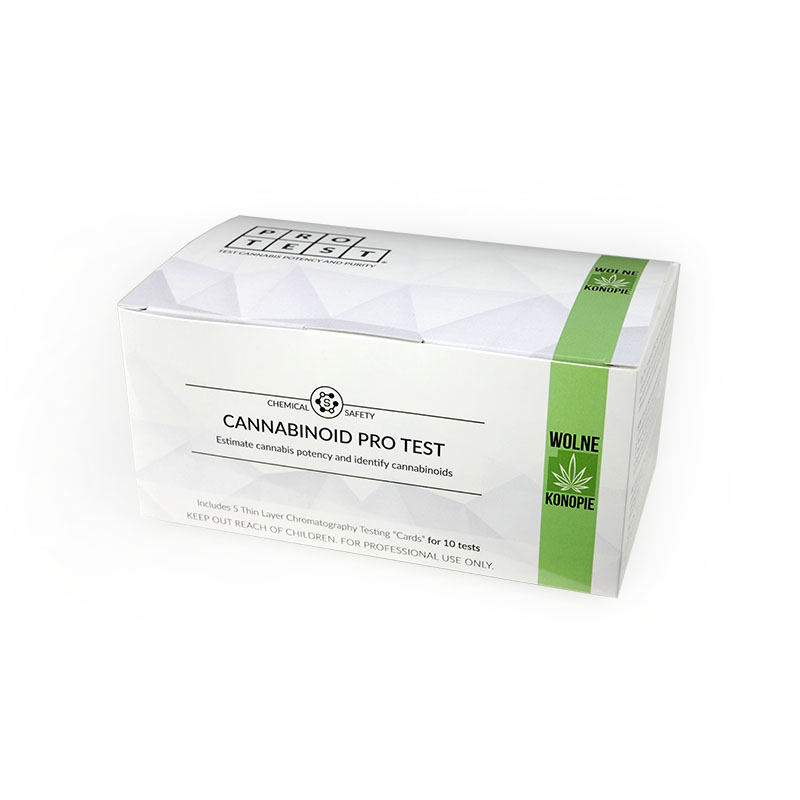 Cannabinoid PRO Test Cannabinoids Test Kit box